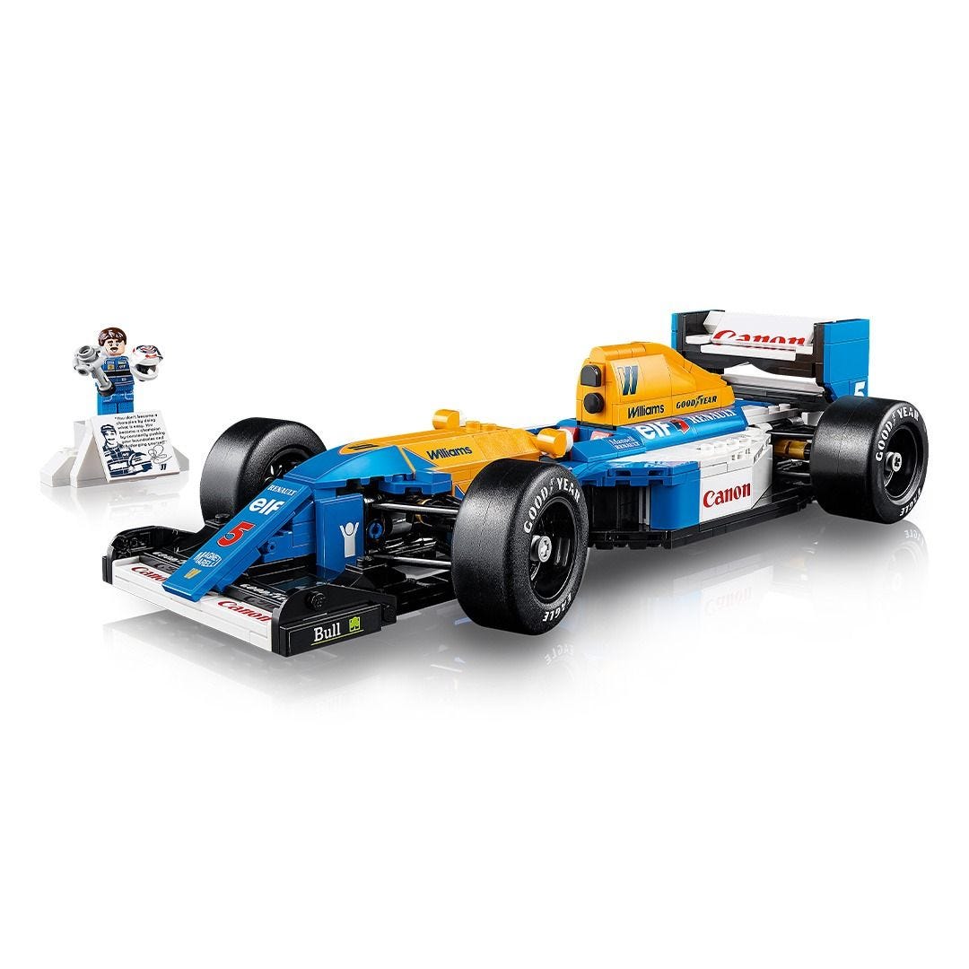LEGO® Icons Williams Racing FW14B & Nigel Mansell